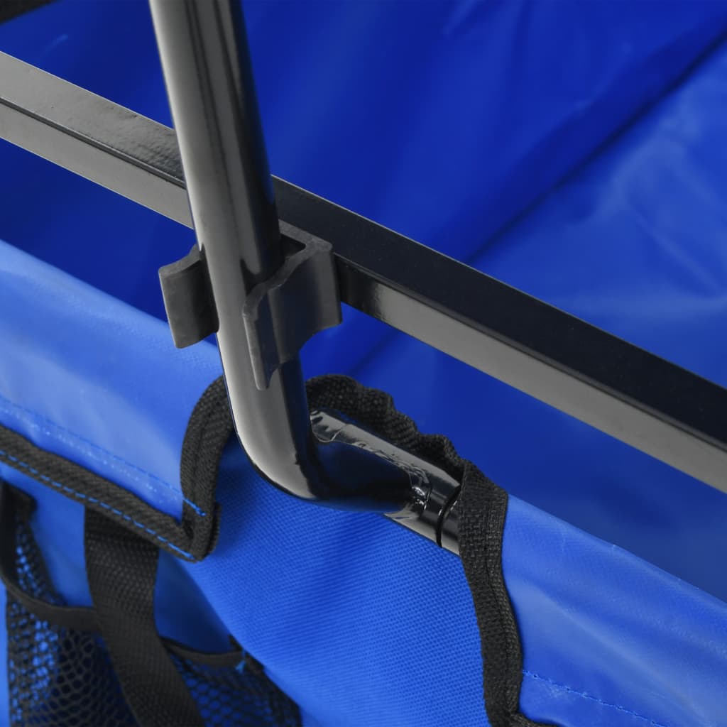 Carrello Pieghevole A Mano Con Tettuccio In Acciaio