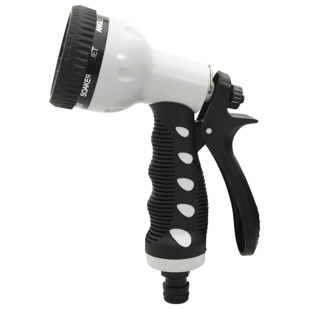 Set Pistola Per Irrigazione Da Giardino Con 9 Funzioni Nero