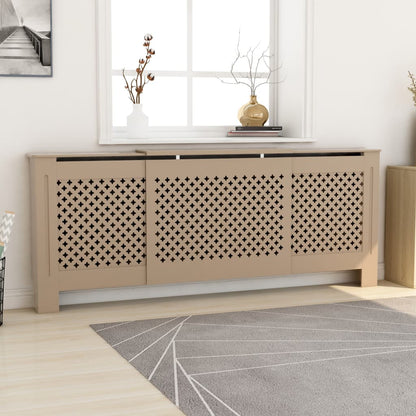 Coperture Per Radiatori 2Pz Bianche 152X19X81,5 Cm In Mdf