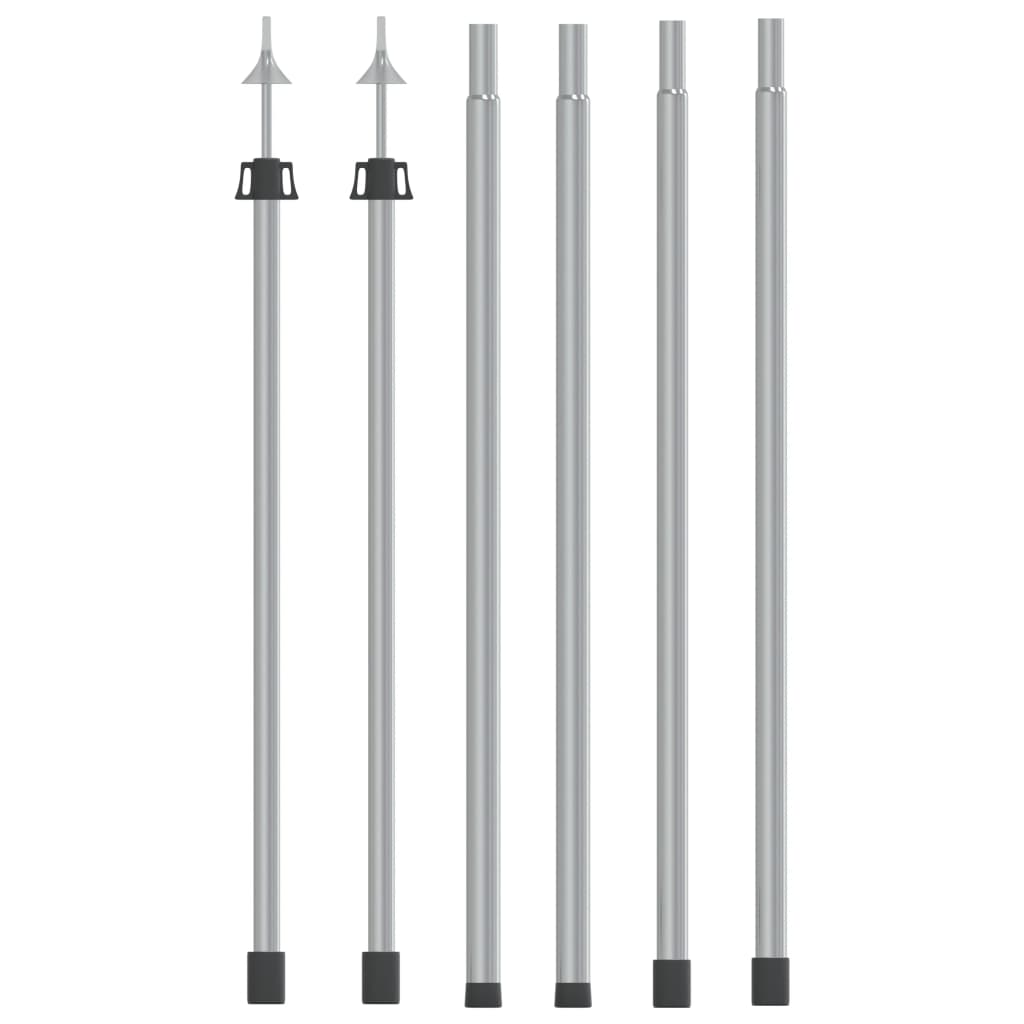 Aste Telescopiche Per Tende 102-260 Cm 2Pz In Alluminio