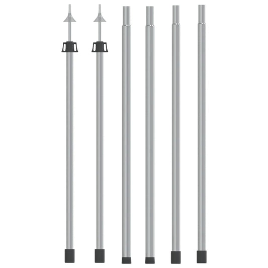 Aste Telescopiche Per Tende 102-260 Cm 2Pz In Alluminio
