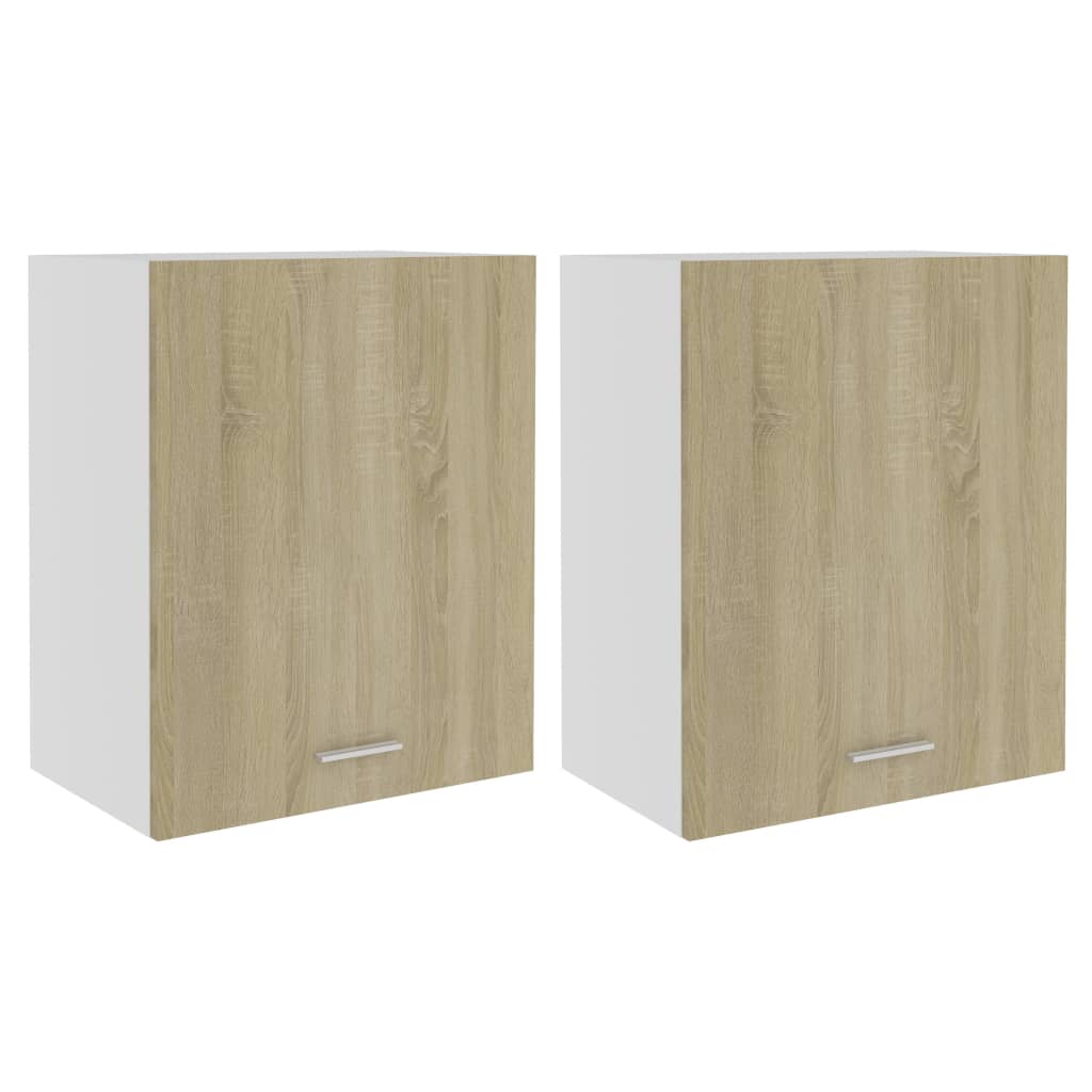 Mobili Pensili “Lyon” 2 Pz 50X31X60 Cm Rovere Sonoma