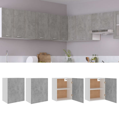 Mobile Pensile “Lyon” 60X31X60 Cm Grigio Cemento