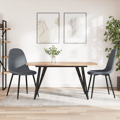 Sedie Da Pranzo 6 Pz In Velluto