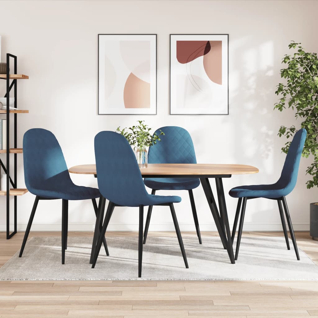 Sedie Da Pranzo 6 Pz In Velluto