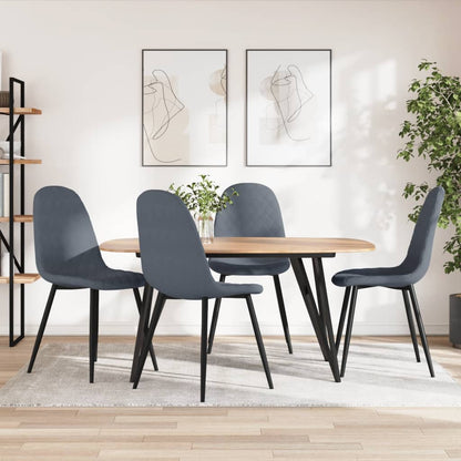 Sedie Da Pranzo 6 Pz In Velluto