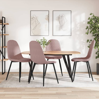 Sedie Da Pranzo 6 Pz In Velluto