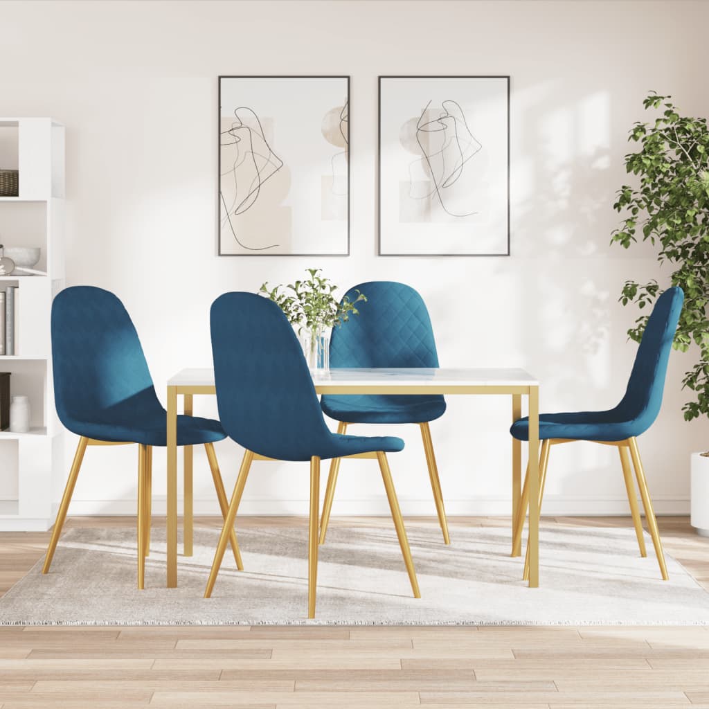 Sedie Da Pranzo 2 Pz In Velluto