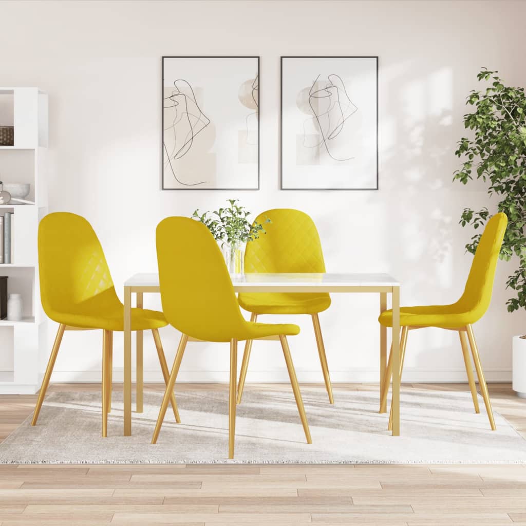 Sedie Da Pranzo 2 Pz In Velluto