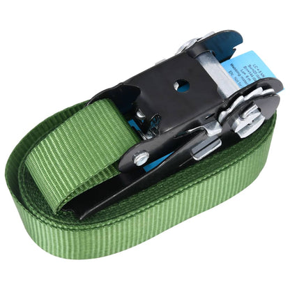 Cinghie D'ancoraggio A Cricchetto 4 Pz 800 Dan 6M Verde