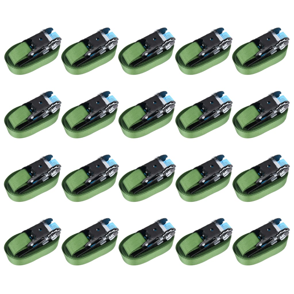 Cinghie D'ancoraggio A Cricchetto 4 Pz 800 Dan 6M Verde