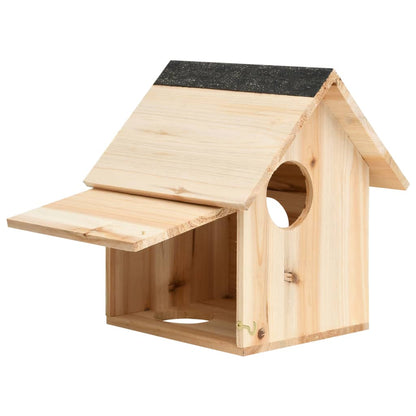 Casetta Per Scoiattoli In Legno Massello Di Abete 26X25X29 Cm