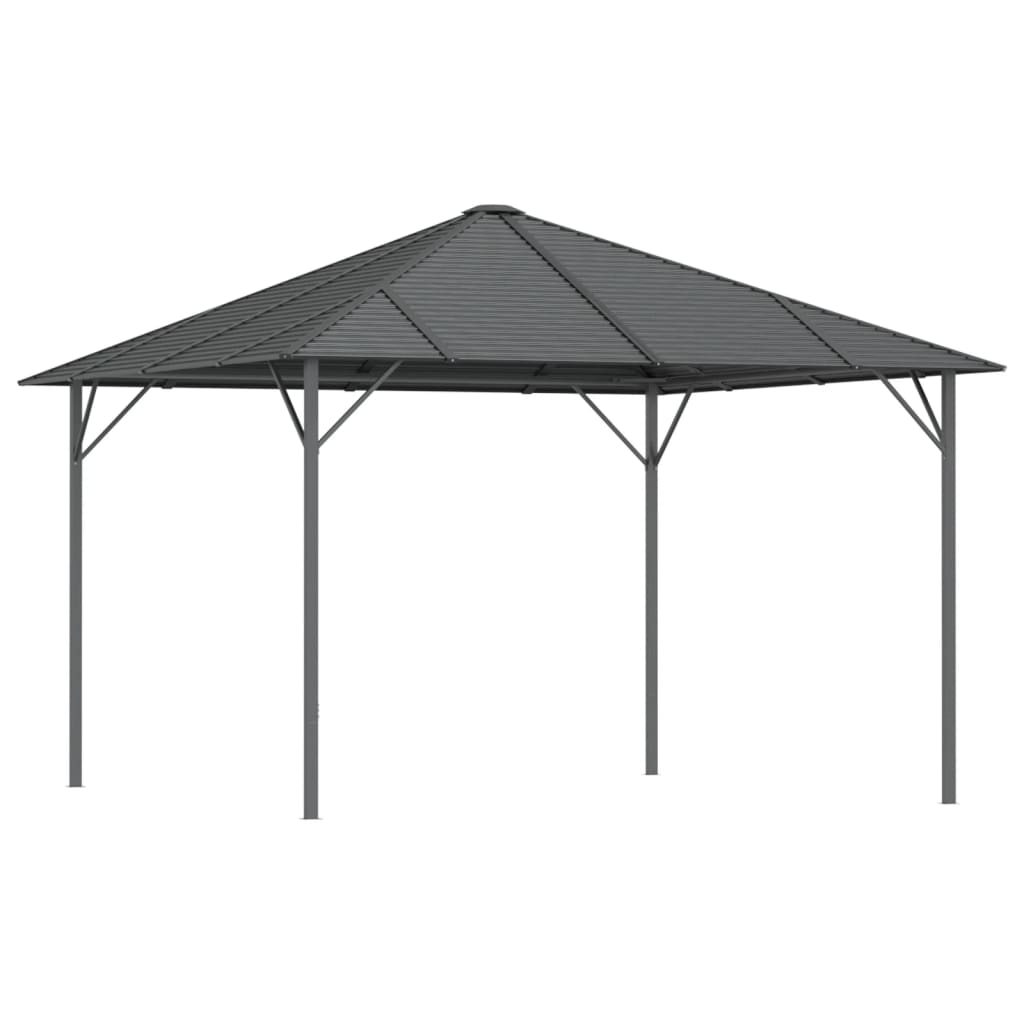 Gazebo Con Tetto Antracite