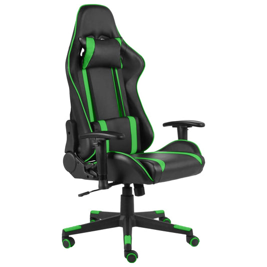 Sedia Da Gaming Girevole In Pvc