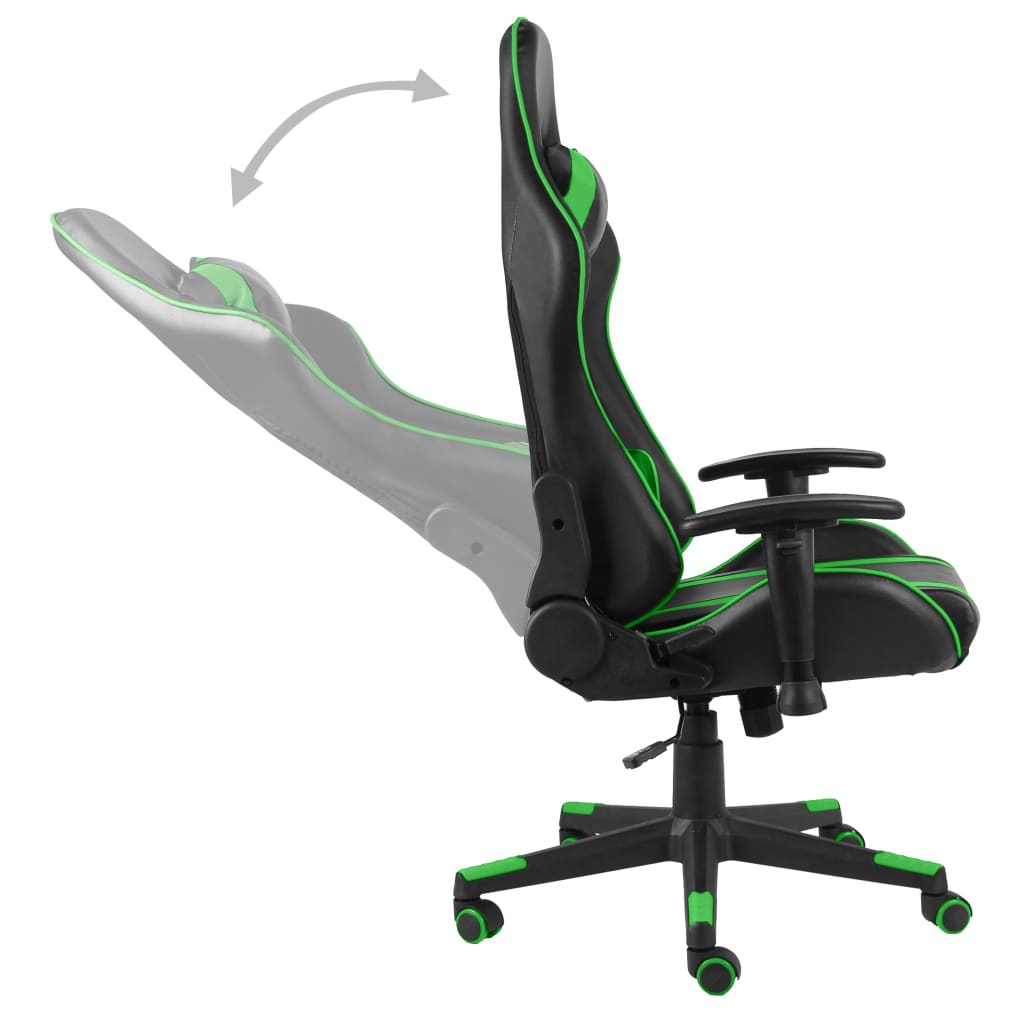 Sedia Da Gaming Girevole In Pvc