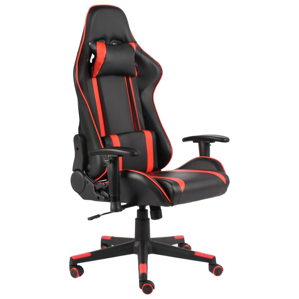Sedia Da Gaming Girevole In Pvc