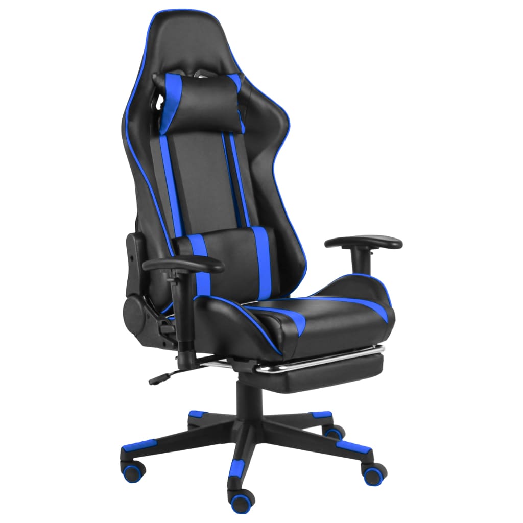 Sedia Da Gaming Girevole In Pvc