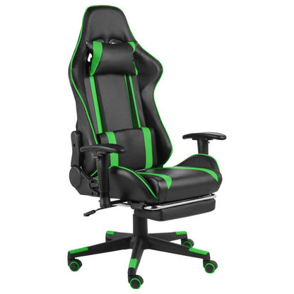 Sedia Da Gaming Girevole In Pvc