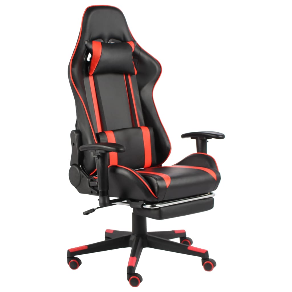 Sedia Da Gaming Girevole In Pvc