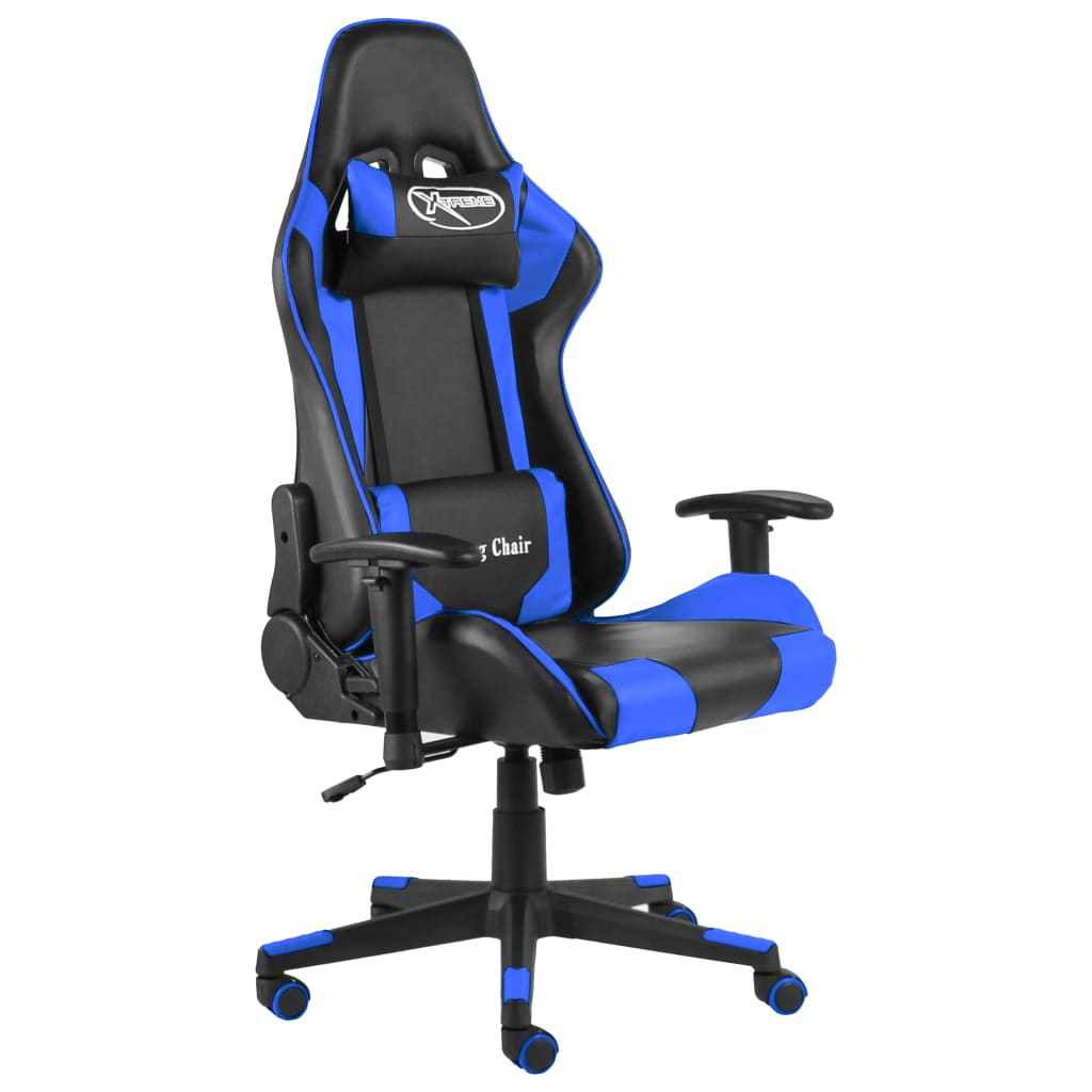 Sedia Da Gaming Girevole Rossa In Pvc