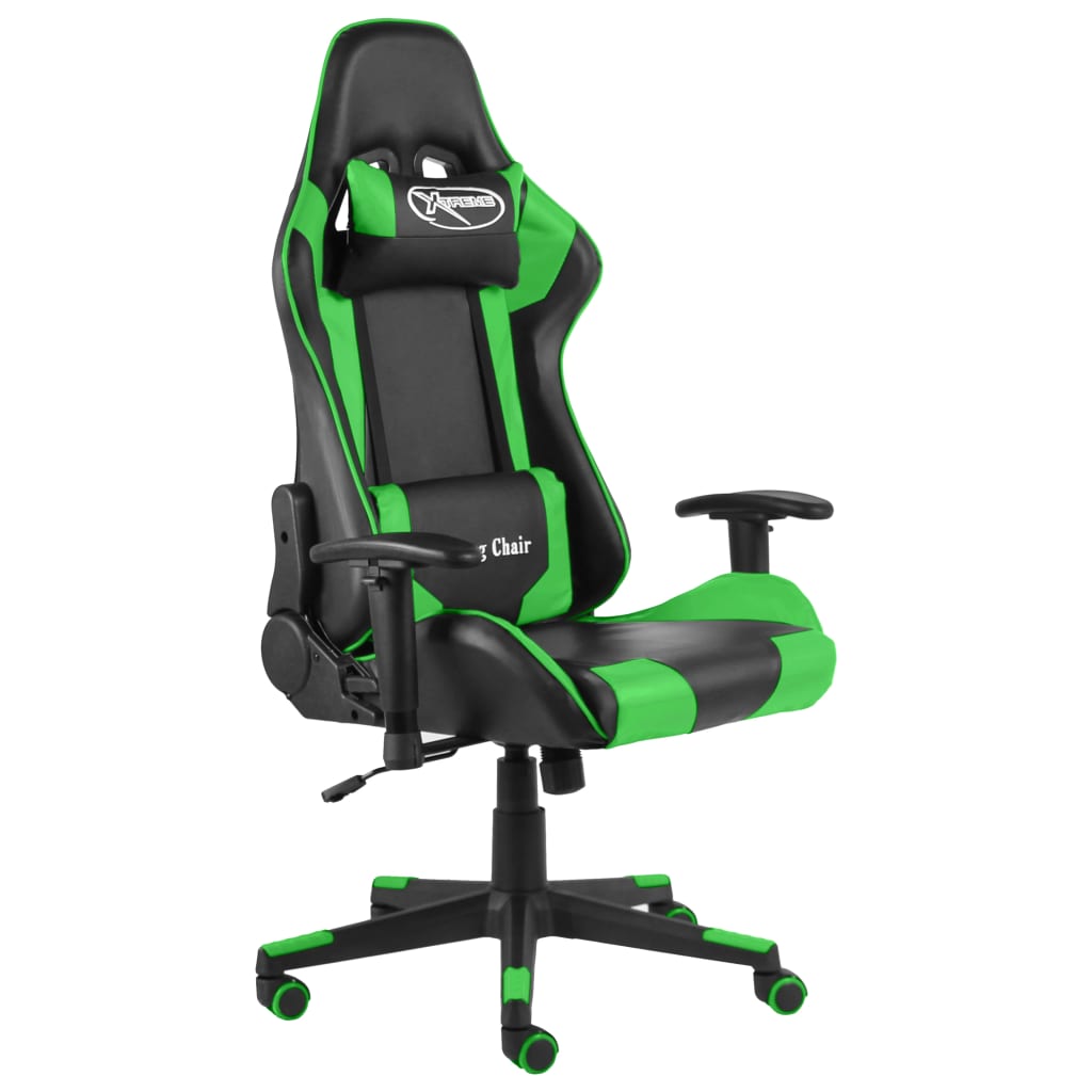 Sedia Da Gaming Girevole Rossa In Pvc