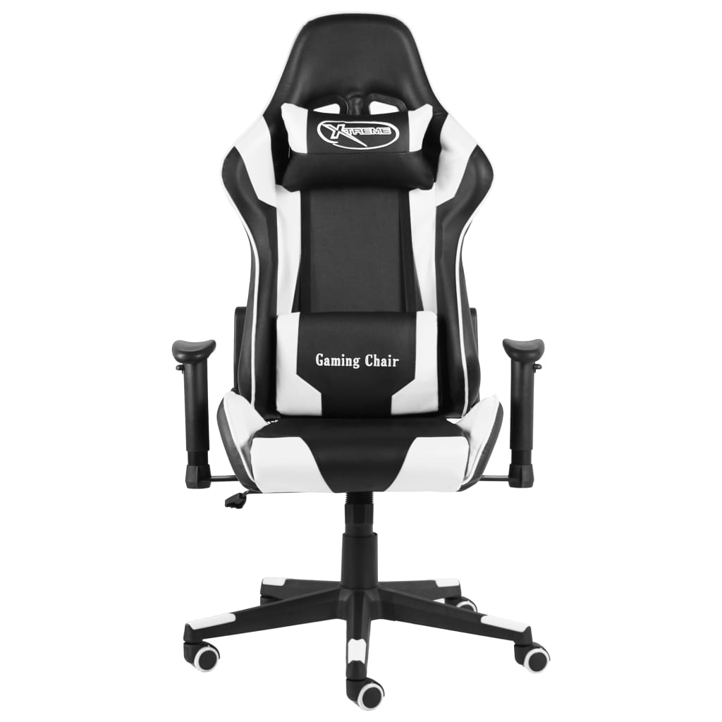 Sedia Da Gaming Girevole Rossa In Pvc