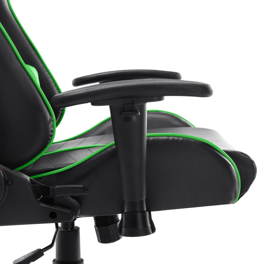 Sedia Da Gaming Nera E Verde In Similpelle