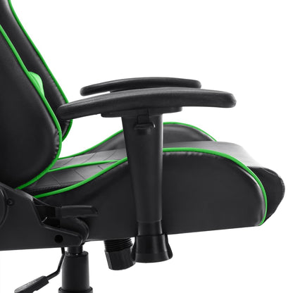 Sedia Da Gaming Nera E Verde In Similpelle