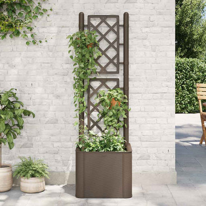 Letto Rialzato Da Giardino Con Graticcio E Irrigazione