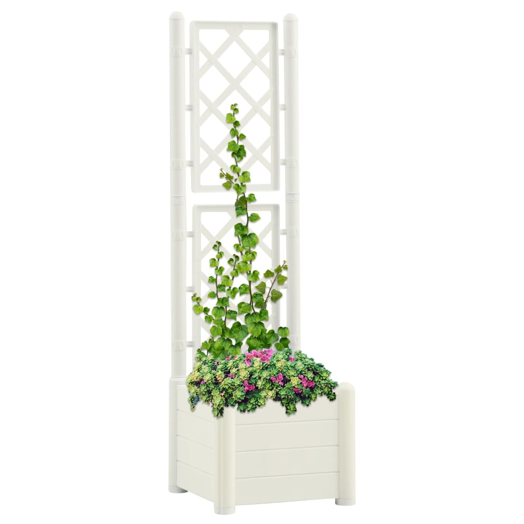 Fioriera Da Giardino Con Graticcio Pp Mocca