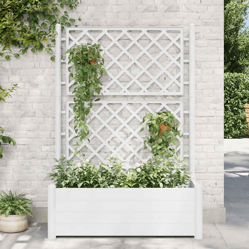 Fioriera Da Giardino Con Graticcio Pp Mocca