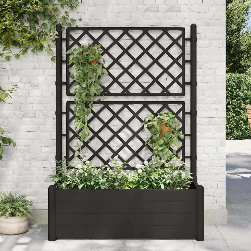 Fioriera Da Giardino Con Graticcio Pp Mocca