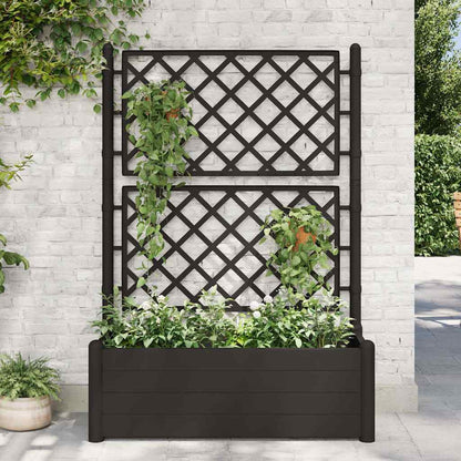 Fioriera Da Giardino Con Graticcio Pp Mocca