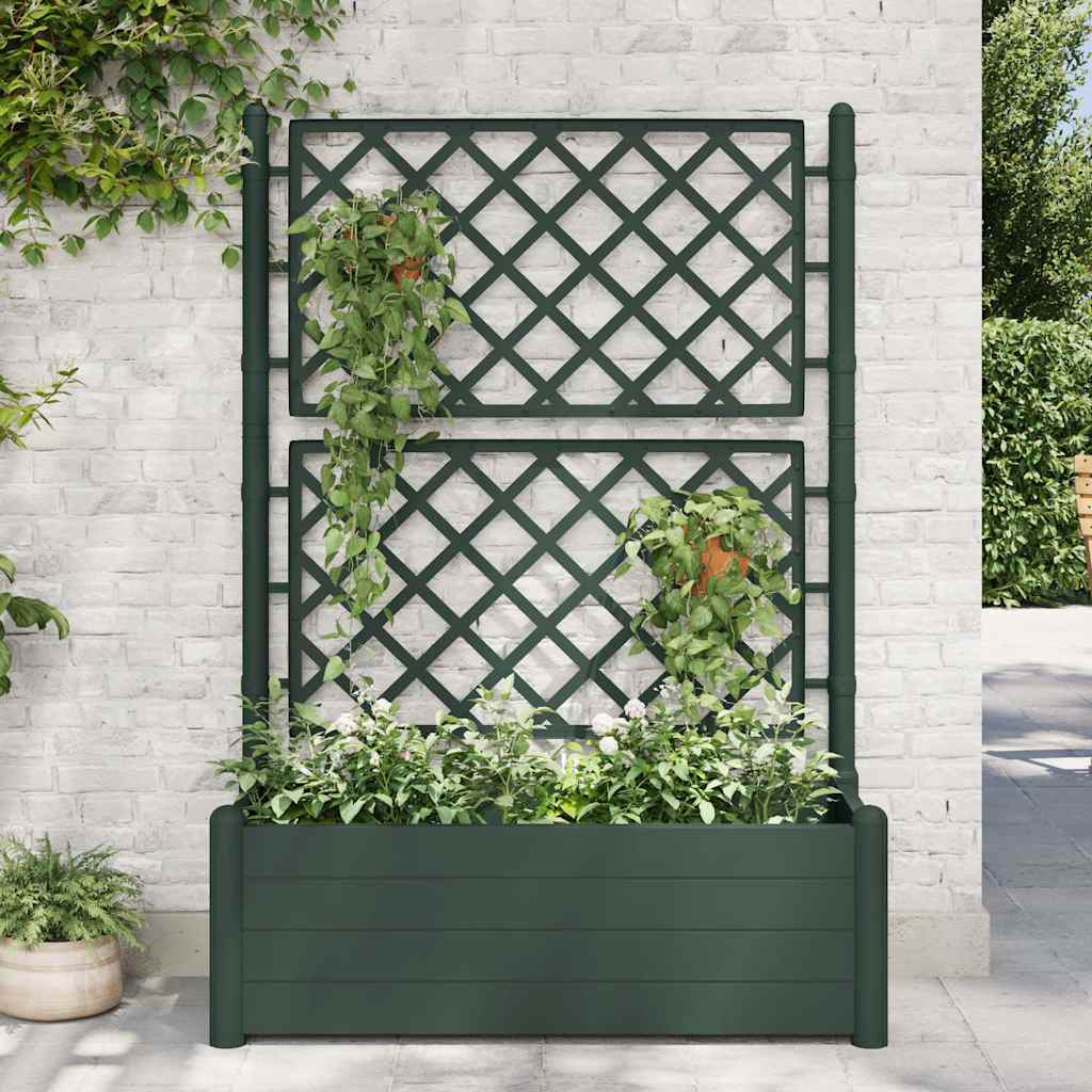 Fioriera Da Giardino Con Graticcio Pp Mocca