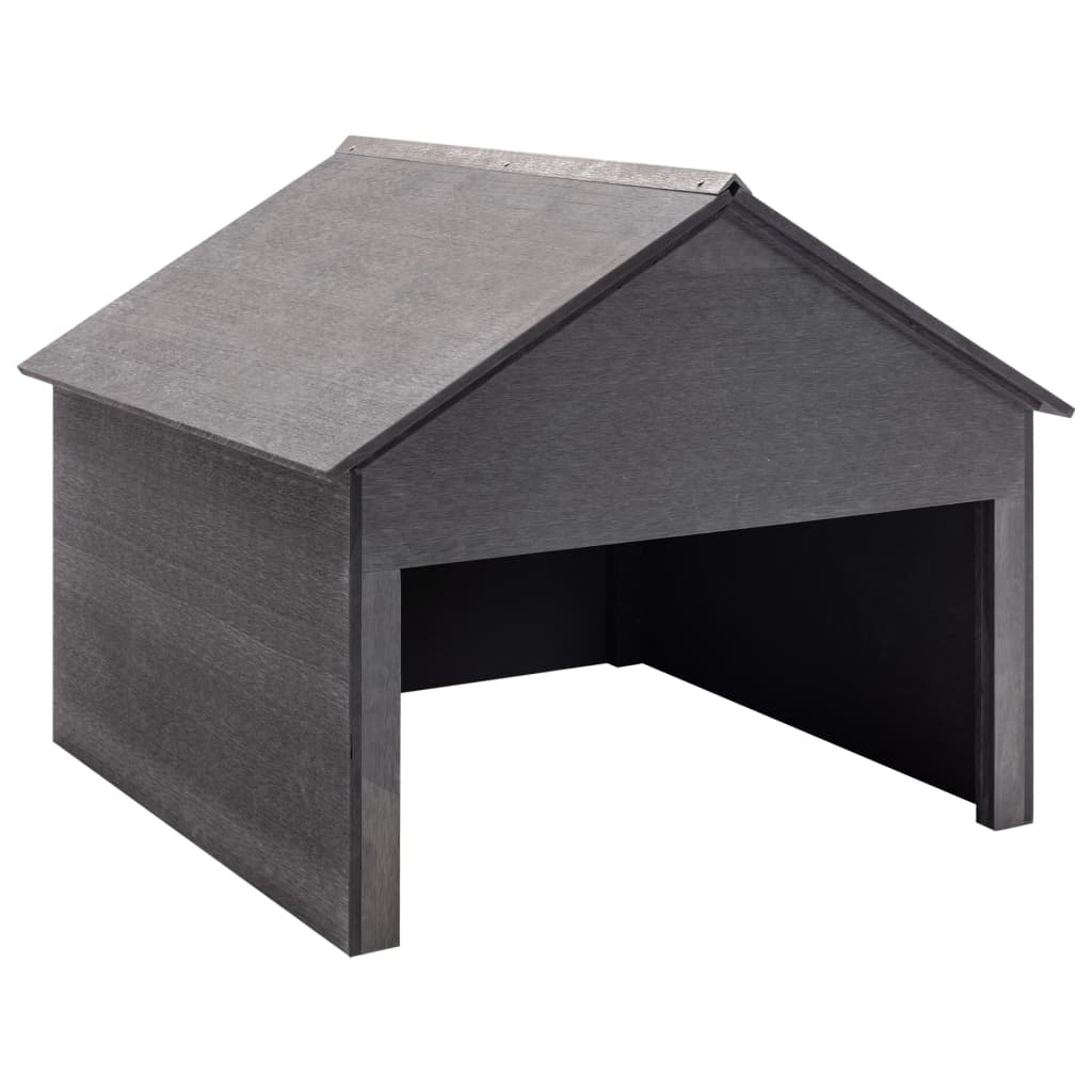Casetta Per Rimessaggio Rasaerba Grigio 80X80X70 Cm In Wpc
