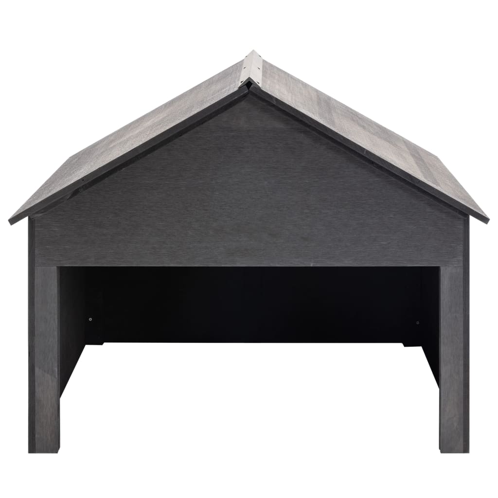 Casetta Per Rimessaggio Rasaerba Grigio 80X80X70 Cm In Wpc