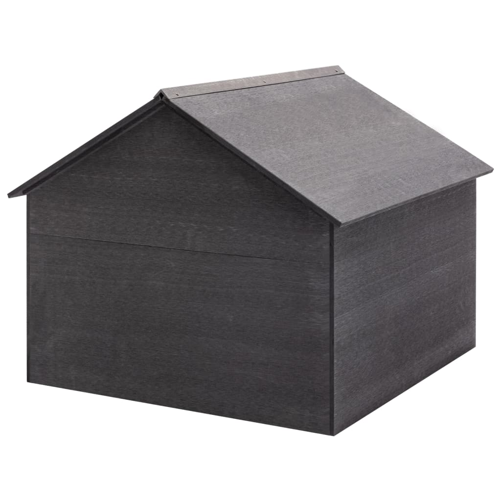 Casetta Per Rimessaggio Rasaerba Grigio 80X80X70 Cm In Wpc