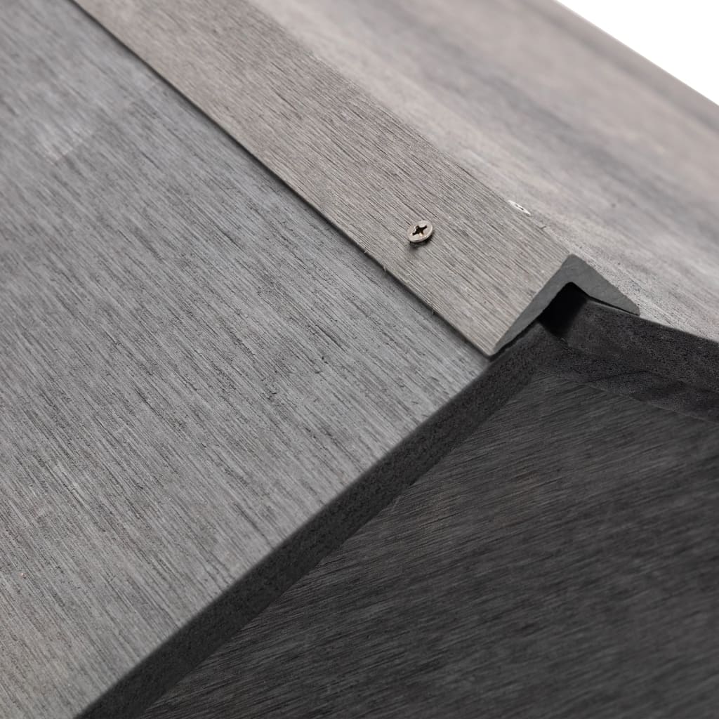 Casetta Per Rimessaggio Rasaerba Grigio 80X80X70 Cm In Wpc