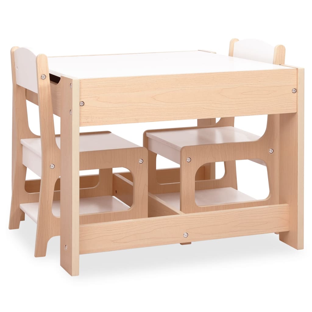 Tavolo Per Bambini Con 2 Sedie In Mdf