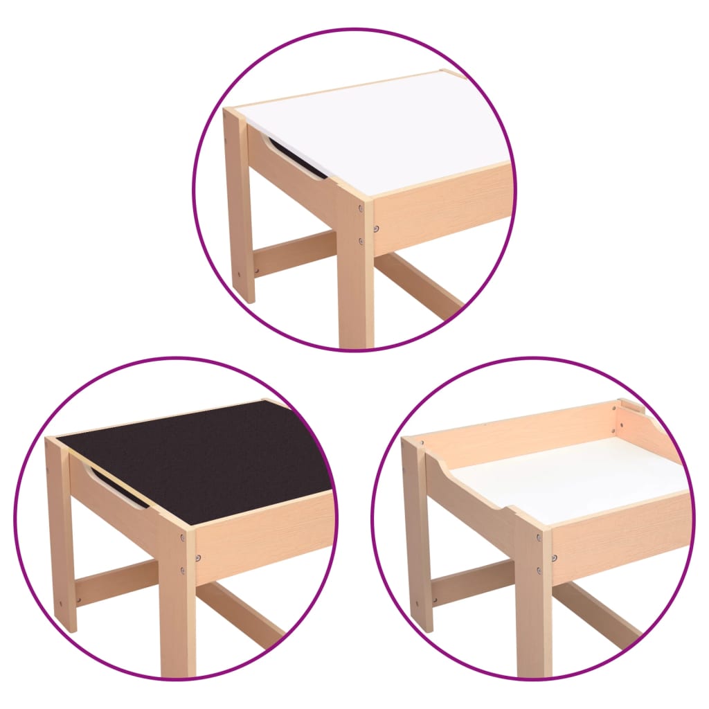 Tavolo Per Bambini Con 2 Sedie In Mdf