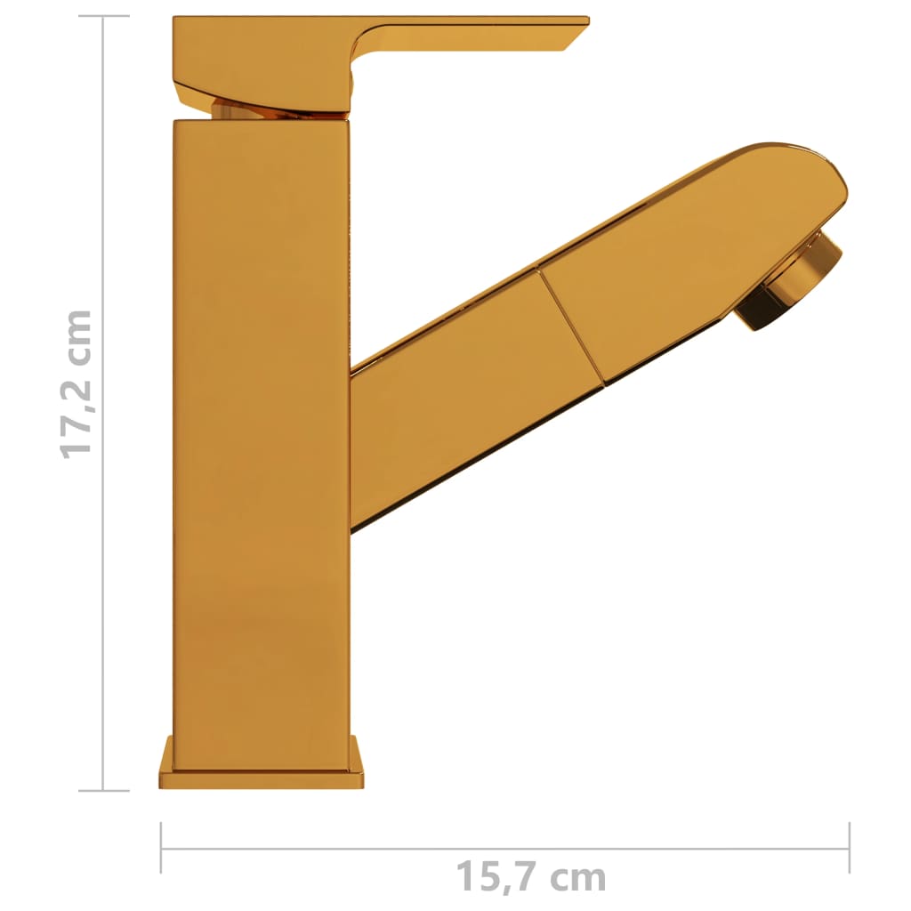 Rubinetto Lavabo Da Bagno Funzione Estraibile 157X172 Mm