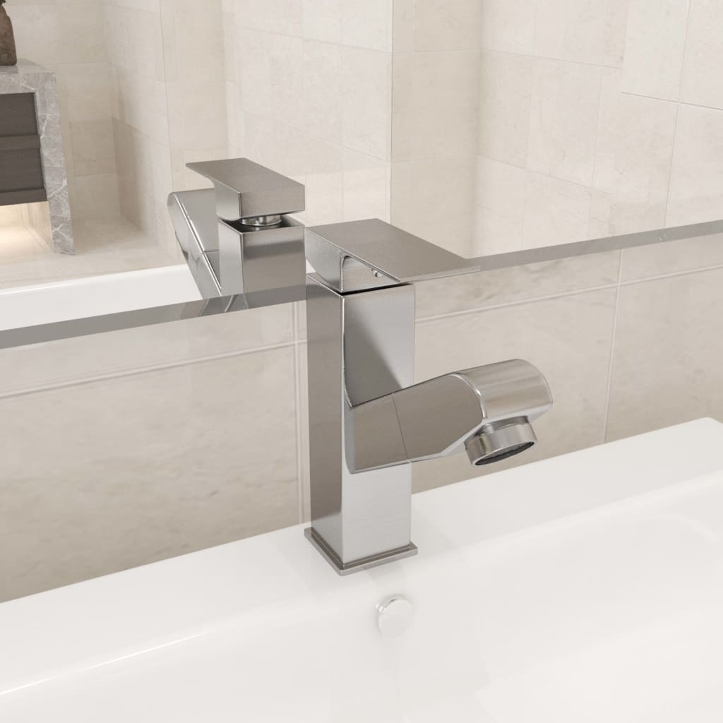 Rubinetto Lavabo Da Bagno Funzione Estraibile 157X172 Mm