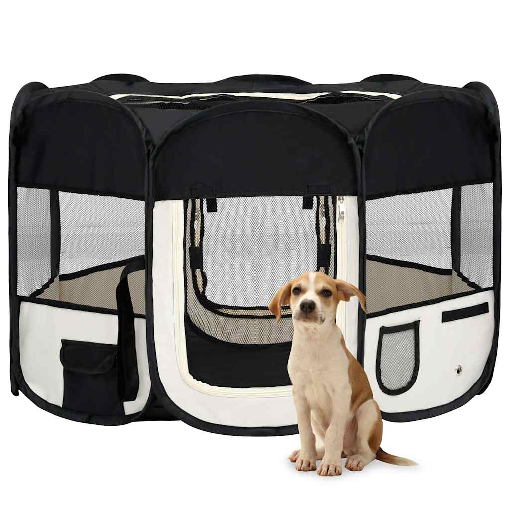 Box Per Cani Pieghevole Con Borsa Trasporto