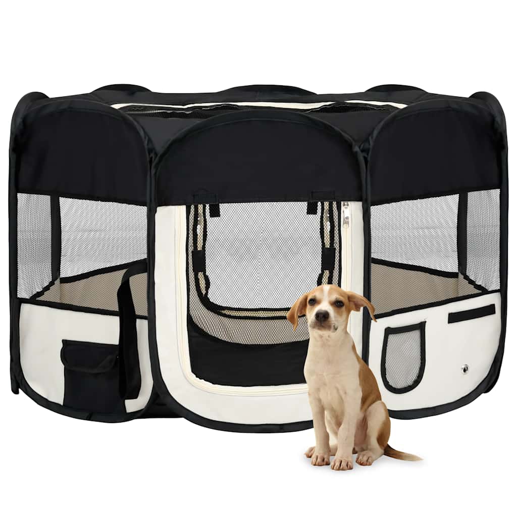 Box Per Cani Pieghevole Con Borsa Trasporto