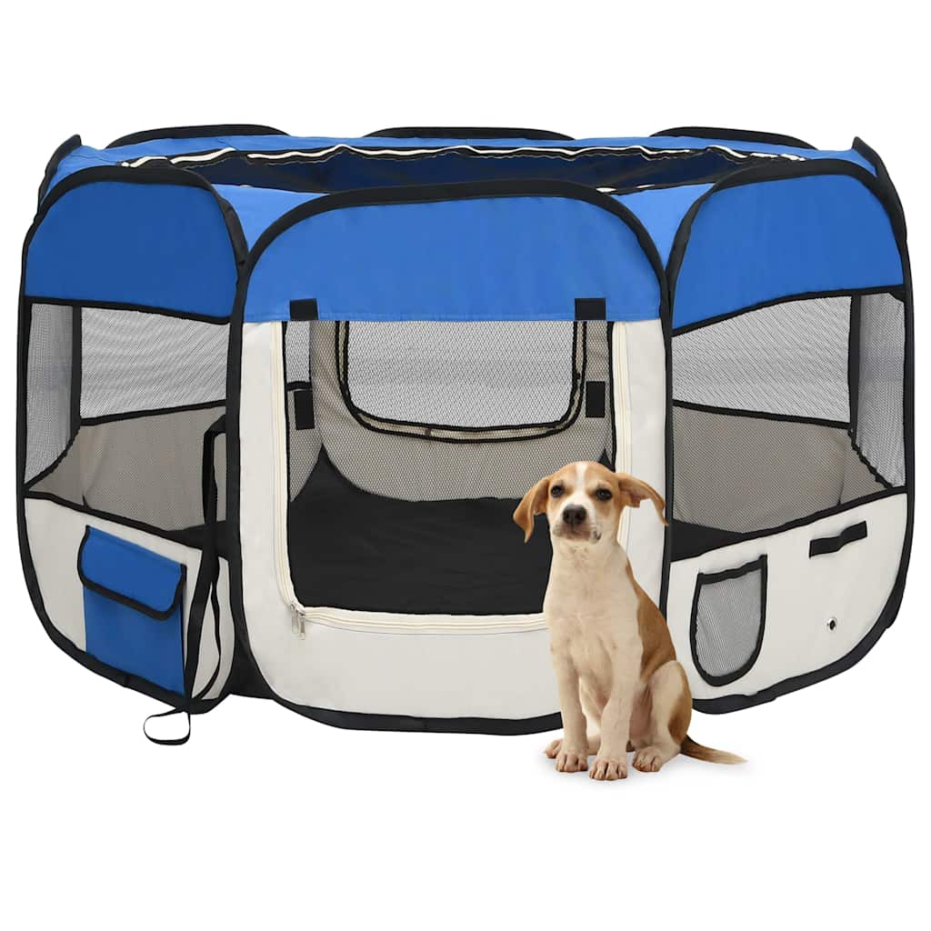 Box Per Cani Pieghevole Con Borsa Trasporto