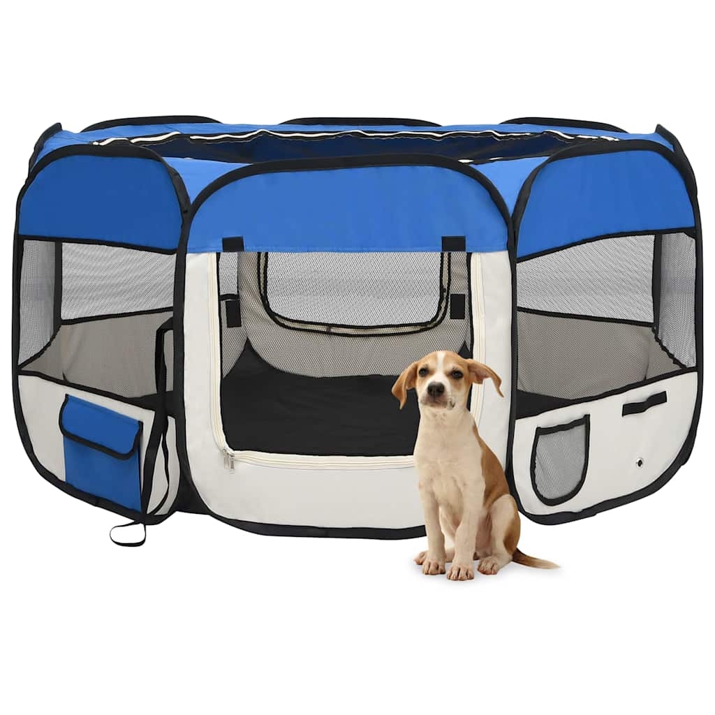 Box Per Cani Pieghevole Con Borsa Trasporto
