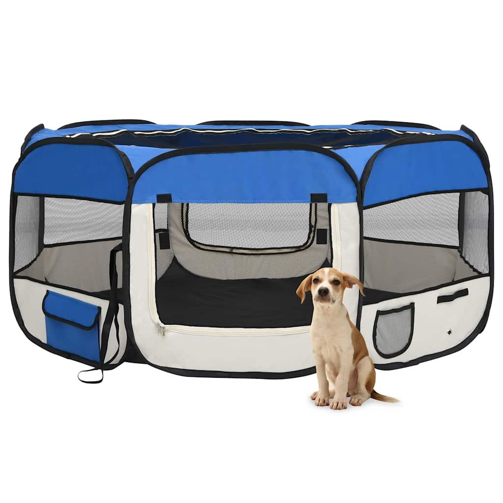 Box Per Cani Pieghevole Con Borsa Trasporto