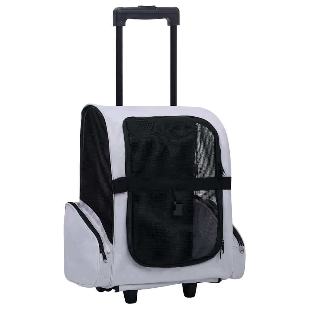 Trolley Trasportino Per Animali Pieghevole Multifunzione