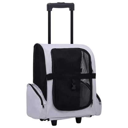 Trolley Trasportino Per Animali Pieghevole Multifunzione