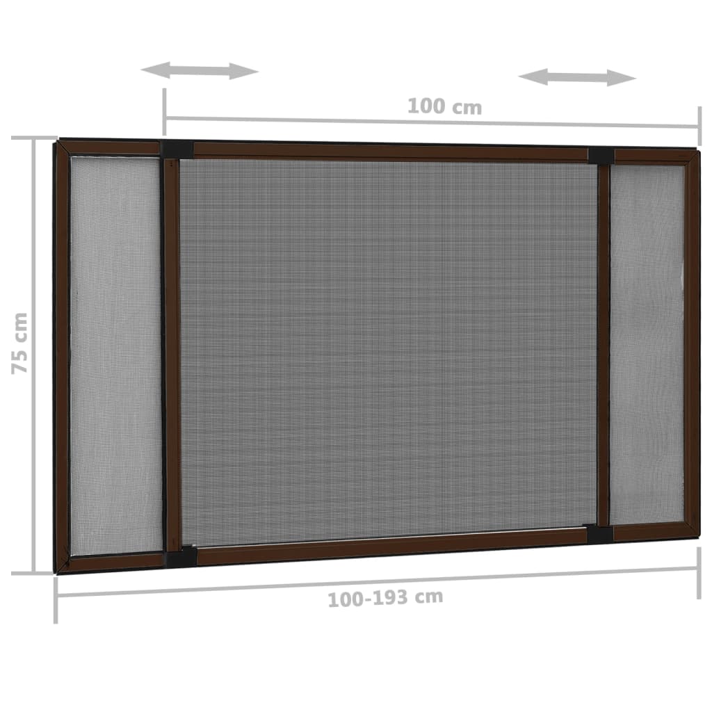 Zanzariera Allungabile Per Finestre (100-193)X75 Cm